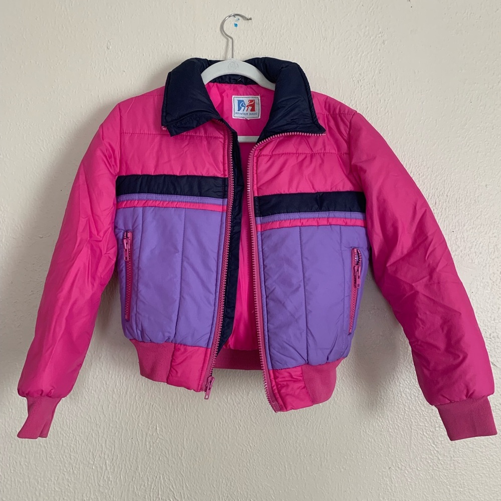 Retro 80s winter jacket